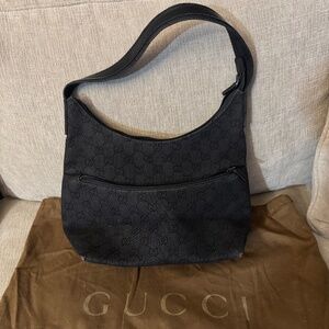 Gucci GG canvas small hobo bag, used in good condition